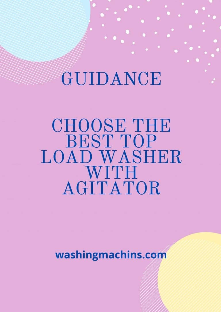 top load washer with agitator
