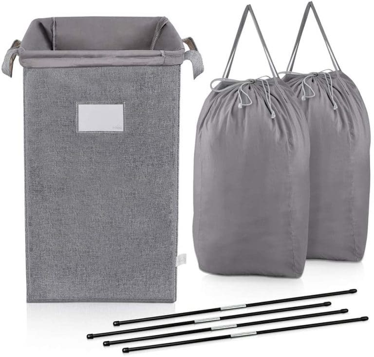 MCleanPin Large Laundry Hamper and 2 Laundry Bags