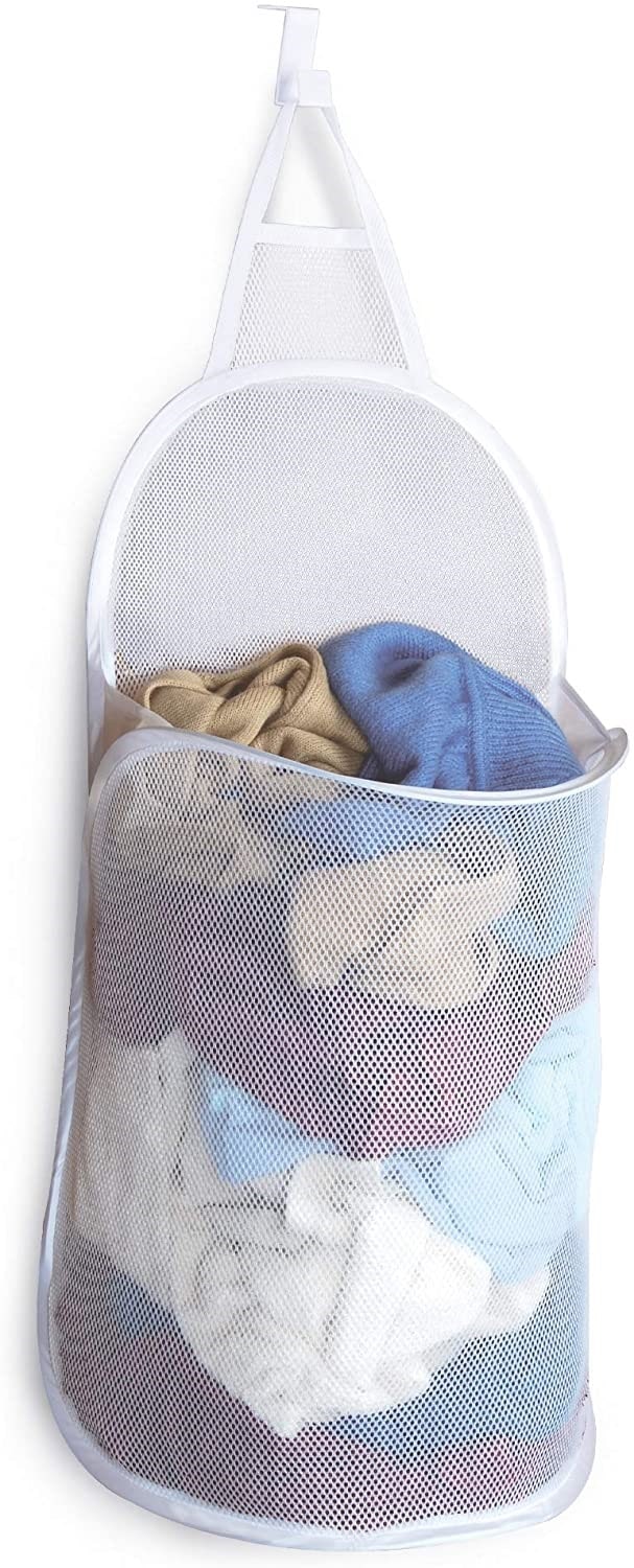 Smart Design Deluxe Mesh Over The Door Hamper