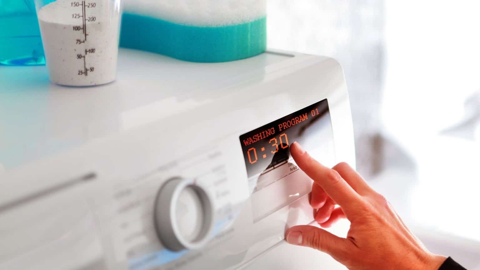 How much water does a washing machine use?